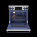 30 Inch Professional Electric Range With Tilt Panel Touch Control In Stainless Steel/navy Blue Gordon Ramsay Series view 2