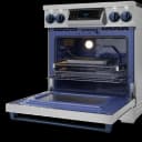 30 Inch Professional Electric Range With Tilt Panel Touch Control In Stainless Steel/navy Blue Gordon Ramsay Series view 5