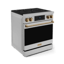 30 Inch Professional Electric Range With Tilt Panel Touch Control In Stainless Steel/bronze Gordon Ramsay Series view 3