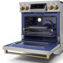 30 Inch Professional Electric Range With Tilt Panel Touch Control In Stainless Steel/bronze Gordon Ramsay Series view 5
