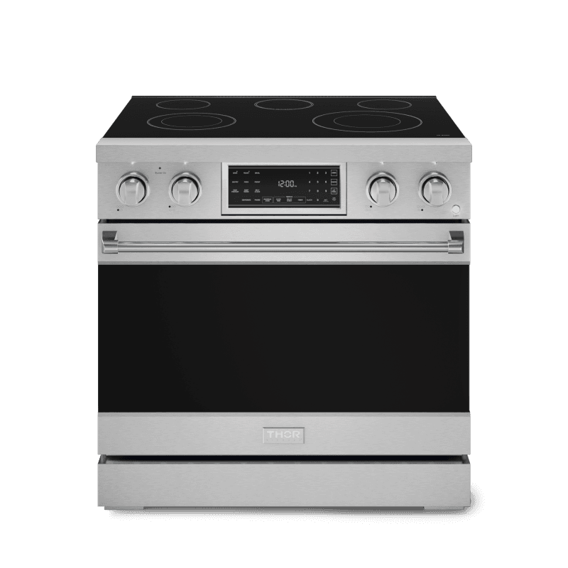 36 Inch Professional Electric Range With Tilt Panel Touch Control In Stainless Steel Gordon Ramsay Series