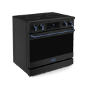 36 Inch Professional Electric Range With Tilt Panel Touch Control In Black/navy Blue Gordon Ramsay Series view 3
