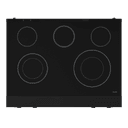 36 Inch Professional Electric Range With Tilt Panel Touch Control In Black/navy Blue Gordon Ramsay Series view 7