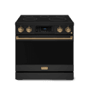 36 Inch Professional Electric Range With Tilt Panel Touch Control In Black/bronze Gordon Ramsay Series view 1