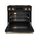 36 Inch Professional Electric Range With Tilt Panel Touch Control In Black/bronze Gordon Ramsay Series view 2