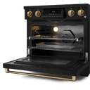 36 Inch Professional Electric Range With Tilt Panel Touch Control In Black/bronze Gordon Ramsay Series view 5