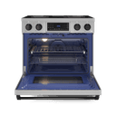 36 Inch Professional Electric Range With Tilt Panel Touch Control In Stainless Steel/black Gordon Ramsay Series view 2