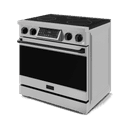 36 Inch Professional Electric Range With Tilt Panel Touch Control In Stainless Steel/black Gordon Ramsay Series view 4