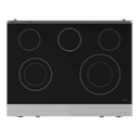 36 Inch Professional Electric Range With Tilt Panel Touch Control In Stainless Steel/navy Blue Gordon Ramsay Series view 7