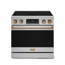 36 Inch Professional Electric Range With Tilt Panel Touch Control In Stainless Steel/bronze Gordon Ramsay Series view 1