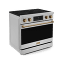 36 Inch Professional Electric Range With Tilt Panel Touch Control In Stainless Steel/bronze Gordon Ramsay Series view 3