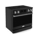 36 Inch Professional Electric Range With Tilt Panel Touch Control In Black/stainless Steel Gordon Ramsay Series view 3