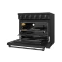 36 Inch Professional Electric Range In Black Gordon Ramsay Series view 5