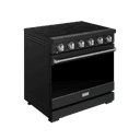 36 Inch Professional Electric Range In Black/stainless Steel Gordon Ramsay Series view 2