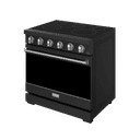 36 Inch Professional Electric Range In Black/stainless Steel Gordon Ramsay Series view 3