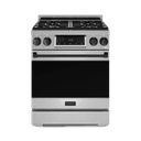 30 Inch Professional Gas Range With Tilt Panel Touch Control In Stainless Steel/black Gordon Ramsay Serie view 1