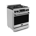 30 Inch Professional Gas Range With Tilt Panel Touch Control In Stainless Steel/black Gordon Ramsay Serie view 3