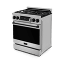 30 Inch Professional Gas Range With Tilt Panel Touch Control In Stainless Steel/black Gordon Ramsay Serie view 4