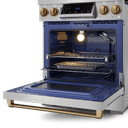 30 Inch Professional Gas Range With Tilt Panel Touch Control In Stainless Steel/bronze Gordon Ramsay Series view 5