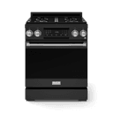 30 Inch Professional Gas Range With Tilt Panel Touch Control In Matte Black/stainless Steel Gordon Ramsay Series view 1