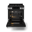 30 Inch Professional Gas Range With Tilt Panel Touch Control In Matte Black/stainless Steel Gordon Ramsay Series view 2