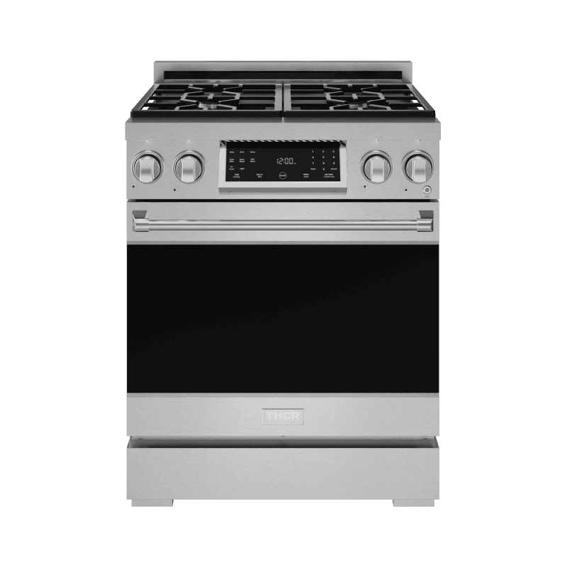 30 Inch Professional Electric Range With Tilt Panel Touch Control In Black Gordon Ramsay Series Rse30b