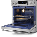 30 Inch Professional Electric Range With Tilt Panel Touch Control In Black Gordon Ramsay Series Rse30b view 5