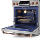 30 Inch Professional Gas Range With Tilt Panel Touch Control In Stainless Steel/rose Gold Gordon Ramsay Series view 5