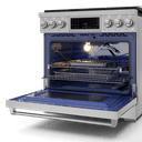 36 Inch Professional Gas Range With Tilt Panel Touch Control In Stainless Steel Gordon Ramsay Series view 5