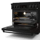 36 Inch Professional Gas Range With Tilt Panel Touch Control In Black Gordon Ramsay Series view 5