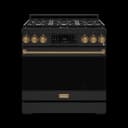 36 Inch Professional Gas Range With Tilt Panel Touch Control In Black/bronze Gordon Ramsay Series view 1