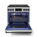 36 Inch Professional Gas Range With Tilt Panel Touch Control In Stainless Steel/black Gordon Ramsay Series view 2