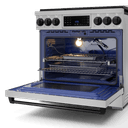36 Inch Professional Gas Range With Tilt Panel Touch Control In Stainless Steel/black Gordon Ramsay Series view 5