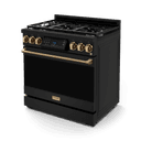 36 Inch Professional Lp Range With Tilt Panel Touch Control In Black/bronze Gordon Ramsay Series view 4