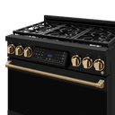 36 Inch Professional Lp Range With Tilt Panel Touch Control In Black/bronze Gordon Ramsay Series view 6