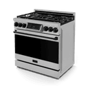 36 Inch Professional Lp Range With Tilt Panel Touch Control In Stainless Steel/black Gordon Ramsay Series view 4