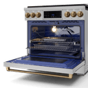 36 Inch Professional Lp Range With Tilt Panel Touch Control In Stainless Steel/bronze Gordon Ramsay Series view 5