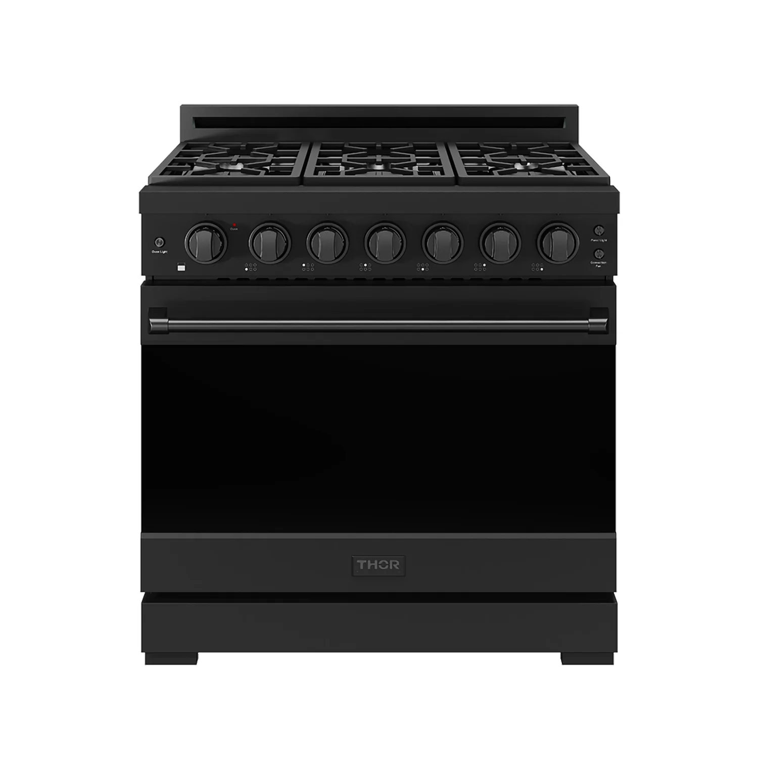 36 Inch Professional Liquid Propane Range In Black Gordon Ramsay Series
