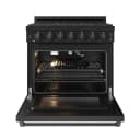36 Inch Professional Liquid Propane Range In Black Gordon Ramsay Series view 2