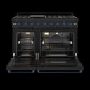 48 Inch Professional Gas Range With Pro-style Knobs In Black/blue Gordon Ramsay Series view 2