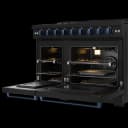 48 Inch Professional Gas Range With Pro-style Knobs In Black/blue Gordon Ramsay Series view 7