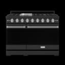 48 Inch Professional Gas Range With Pro-style Knobs In Black/stainless Steel Gordon Ramsay Series view 1