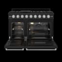 48 Inch Professional Gas Range With Pro-style Knobs In Black/stainless Steel Gordon Ramsay Series view 2