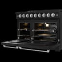 48 Inch Professional Gas Range With Pro-style Knobs In Black/stainless Steel Gordon Ramsay Series view 5
