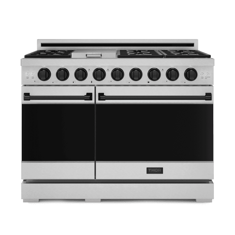 48 Inch Professional Lp Range With Pro-style Knobs In Stainless Steel/black Gordon Ramsay Series