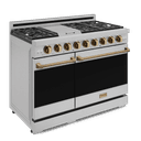 48 Inch Professional Lp Range With Pro-style Knobs In Stainless Steel/bronze Gordon Ramsay Series view 3