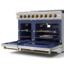 48 Inch Professional Lp Range With Pro-style Knobs In Stainless Steel/bronze Gordon Ramsay Series view 5