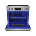 36 Inch Professional Induction Range With Tilt Panel Touch Control In Stainless Steel Gordon Ramsay Series view 4