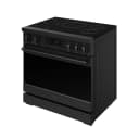 36 Inch Professional Induction Range With Tilt Panel Touch Control In Black Gordon Ramsay Series view 4