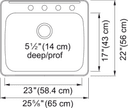 Reginox Drop In Sink - view 2